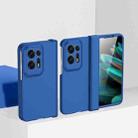 For OPPO Find N2 Skin Feel PC Phone Case with Hinge(Blue) - 1