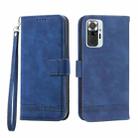 For Xiaomi Redmi Note 10 Pro Dierfeng Dream Line Leather Phone Case(Blue) - 1