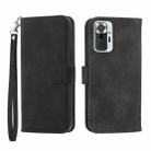 For Xiaomi Redmi Note 10 Pro Dierfeng Dream Line Leather Phone Case(Black) - 1