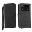 For Xiaomi Poco M4 Pro 4G Dierfeng Dream Line Leather Phone Case(Black) - 1