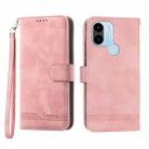 For Xiaomi Redmi A1+ Dierfeng Dream Line Leather Phone Case(Pink) - 1