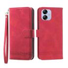 For Samsung Galaxy A04e Dierfeng Dream Line Leather Phone Case(Red) - 1