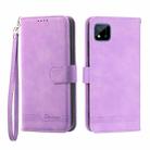 For Realme C20 Dierfeng Dream Line Leather Phone Case(Purple) - 1