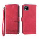 For Realme C20 Dierfeng Dream Line Leather Phone Case(Red) - 1