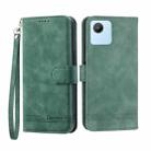 For Realme C30 Dierfeng Dream Line Leather Phone Case(Green) - 1