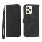 For Realme C35 Dierfeng Dream Line Leather Phone Case(Black) - 1