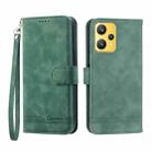 For Realme 9 4G Dierfeng Dream Line Leather Phone Case(Green) - 1