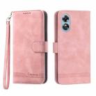 For OPPO A1 Pro Dierfeng Dream Line Leather Phone Case(Pink) - 1