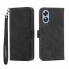 For OPPO A1 Pro Dierfeng Dream Line Leather Phone Case(Black) - 1