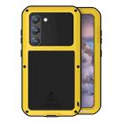 For Samsung Galaxy S23 5G LOVE MEI Metal Shockproof Life Waterproof Dustproof Phone Case(Yellow) - 1