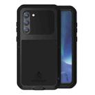 For Samsung Galaxy S23+ 5G LOVE MEI Metal Shockproof Life Waterproof Dustproof Phone Case(Black) - 1