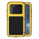 For Samsung Galaxy S23+ 5G LOVE MEI Metal Shockproof Life Waterproof Dustproof Phone Case(Yellow) - 1