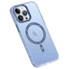 For iPhone 14 Colorful Series TPU+PC Magsafe Magnetic Phone Case(Blue) - 1