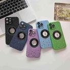 For iPhone 14 Pro Splash Ink MagSafe Magnetic Phone Case(Purple) - 2