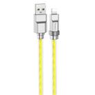 hoco U113 2.4A USB to 8 Pin Silicone Data Cable, Length: 1m(Gold) - 1