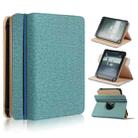 For 6 inch Rotating Universal Leather Tablet Case(Green) - 1