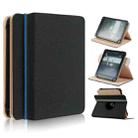 For 6 inch Rotating Universal Leather Tablet Case(Black) - 1