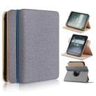 For 6 inch Rotating Universal Leather Tablet Case(Grey) - 1