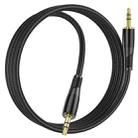 hoco UPA25 AUX Transparent Exploration Version 3.5mm Male to Male Audio Cable, Length: 1m(Black) - 4