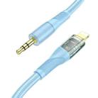 hoco UPA25 Transparent Exploration Version 8 Pin Digital Audio Conversion Cable, Length: 1m(Blue) - 3