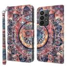 For Samsung Galaxy A24 4G 3D Painted Leather Phone Case(Colorful Mandala) - 1
