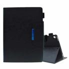 For iPad 10.2 2020&2019 / Air 10.5 Suede Cross Texture Magnetic Clasp Leather Tablet Case(Black) - 1