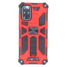 For Galaxy S20 Plus Shockproof TPU + PC Magnetic Protective Case with Holder(Red) - 1