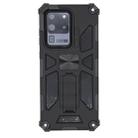 For Galaxy S20 Ultra Shockproof TPU + PC Magnetic Protective Case with Holder(Black) - 1