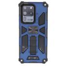 For Galaxy S20 Ultra Shockproof TPU + PC Magnetic Protective Case with Holder(Blue) - 1