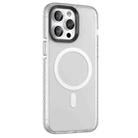 For iPhone 14 Pro Max Skin Feel Semi-transparent Frosted MagSafe Magnetic Phone Case(White) - 1