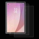 For Lenovo Tab M9 2pcs 0.3mm 9H Explosion-proof Tempered Tablet Glass Film - 1