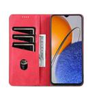 For Huawei nova Y61 AZNS Magnetic Calf Texture Flip Leather Phone Case(Red) - 4