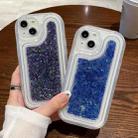 For iPhone 14 Chameleon Sequins Epoxy Phone Case(Red) - 4
