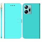 For Infinix Zero 20 / X6821 Imitated Mirror Surface Horizontal Flip Leather Phone Case(Mint Green) - 1