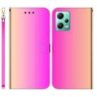 For Xiaomi Redmi Note 12 5G Imitated Mirror Surface Horizontal Flip Leather Phone Case(Gradient Color) - 1