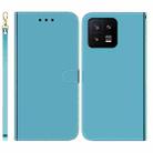 For Xiaomi 13 5G Imitated Mirror Surface Horizontal Flip Leather Phone Case(Blue) - 1