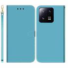 For Xiaomi 13 Pro 5G Imitated Mirror Surface Horizontal Flip Leather Phone Case(Blue) - 1