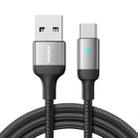 JOYROOM S-UC027A10 Extraordinary Series 3A USB-A to USB-C / Type-C Fast Charging Data Cable, Cable Length:2m(Black) - 1