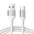 JOYROOM S-UC027A10 Extraordinary Series 3A USB-A to USB-C / Type-C Fast Charging Data Cable, Cable Length:2m(White) - 1