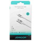JOYROOM S-UL012A10 Extraordinary Series 2.4A USB-A to 8 Pin Fast Charging Data Cable, Cable Length:1.2m(White) - 2