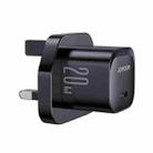 JOYROOM JR-TCF02 PD Type-C 20W Mini Charger, Plug:UK Plug(Black) - 1