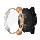 For Garmin Forerunner 935 TPU Electroplated Watch Case(Rose Gold) - 1