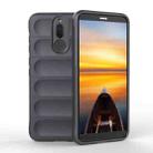 For Huawei Mate 10 Lite Magic Shield TPU + Flannel Phone Case(Dark Grey) - 1