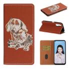 For Huawei nova 6 3D Painting Horizontal Flip Leather Case with Holder & Card Slot & Lanyard(Dog) - 1