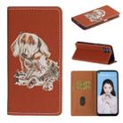 For Huawei nova 6 SE / P40 Lite 3D Painting Horizontal Flip Leather Case with Holder & Card Slot & Lanyard(Dog) - 1