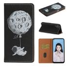 For Huawei nova 6 SE / P40 Lite 3D Painting Horizontal Flip Leather Case with Holder & Card Slot & Lanyard(Spaceman) - 1