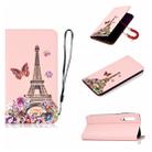 For Huawei P30 3D Painting Horizontal Flip Leather Case with Holder & Card Slot & Lanyard(Iron Tower) - 1