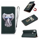 For Huawei P Smart Z 3D Painting Horizontal Flip Leather Case with Holder & Card Slot & Lanyard(Elephant) - 1