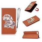 For Huawei Y6 (2019) 3D Painting Horizontal Flip Leather Case with Holder & Card Slot & Lanyard(Dog) - 1