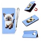 For Huawei Mate 30 3D Painting Horizontal Flip Leather Case with Holder & Card Slot & Lanyard(Cat) - 1